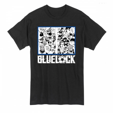 Blue Lock Manga - Vol 11 P184 185 Black T-Shirt